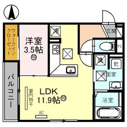 D-ROOM西汀丁の物件間取画像